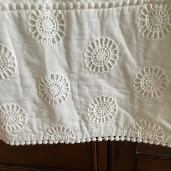 Boden - White Cotton Summer Dress - 14 - Picture 4 of 5